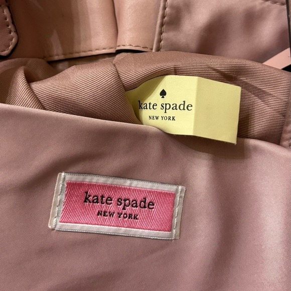 Kate Spade Pink Canvas Tote with Short Handles - Picture 13 of 13